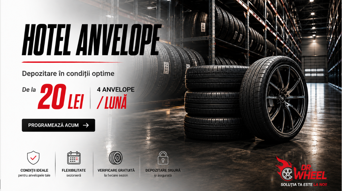 Hotel Anvelope — depozitare de la 20 lei pe lună