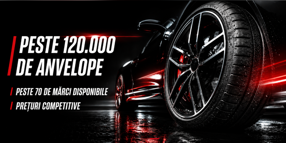 Peste 120.000 de anvelope, peste 70 de mărci disponibile